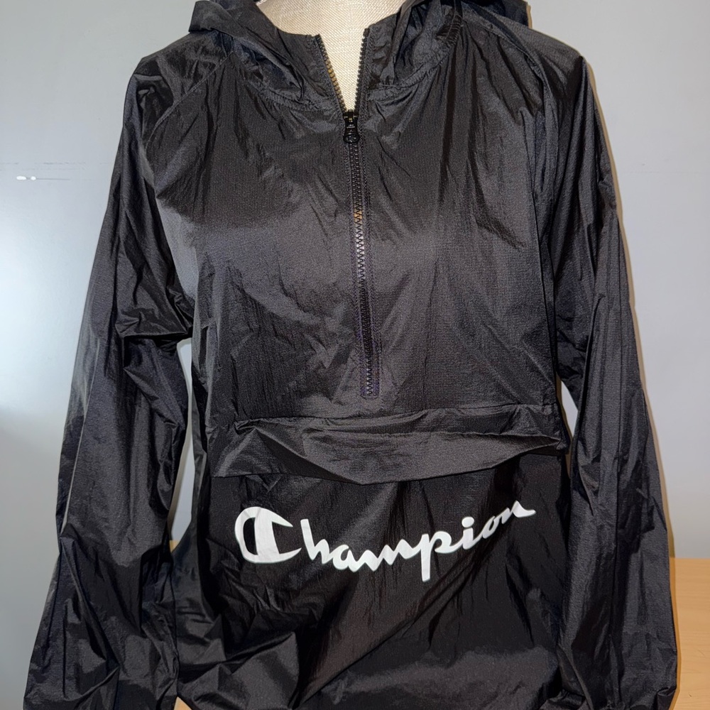 Champion Black Pullover Windbreaker